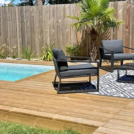 Villa Classee 4 Etoiles Linge Inclus Pour 7 Nuits Min Piscine Et Jacuzzi Bassin D Arcachon Villa